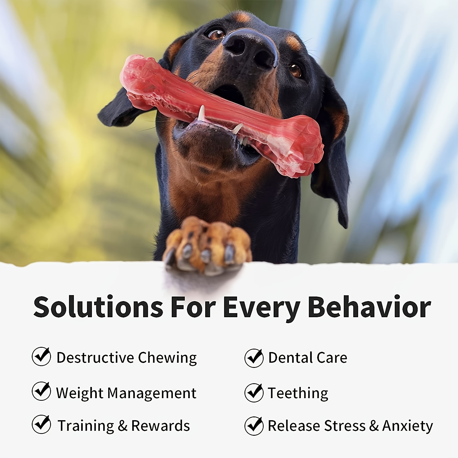Silicone Dog Bite Toy, Natural - đánh giá và giá Indestructible Dog Chew Toy