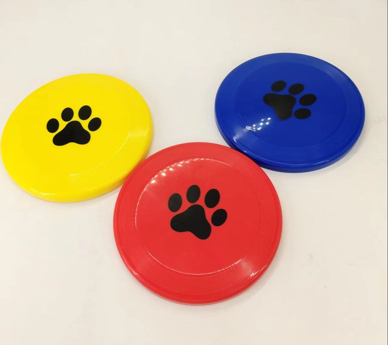Hard Plastic Dog Frisbee  Paw  - đánh giá và giá Flying Disc Dog Training Toy