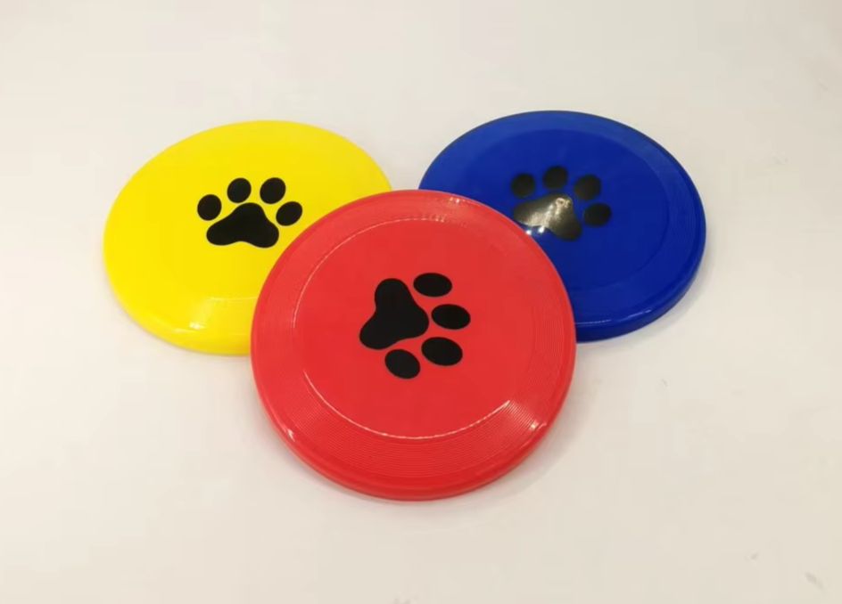 Hard Plastic Dog Frisbee  Paw  - đánh giá và giá Flying Disc Dog Training Toy