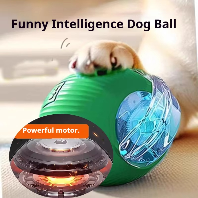 New Dog Interactive Ball Toy A - đánh giá và giá Automatic Moving Dog Ball