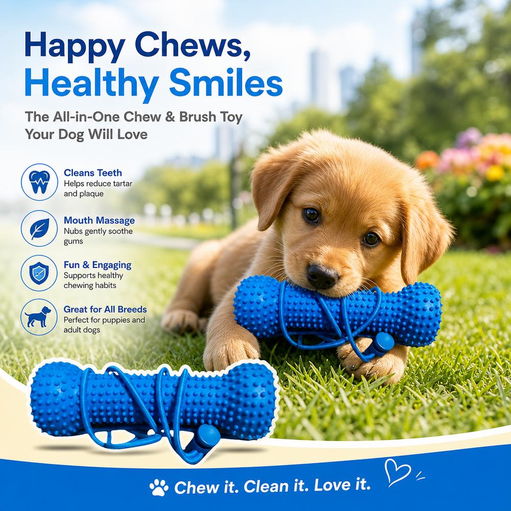 Dog Teeth Cleaning Chew Toy Bi - đánh giá và giá Teeth Cleaning Dog Chew Bone