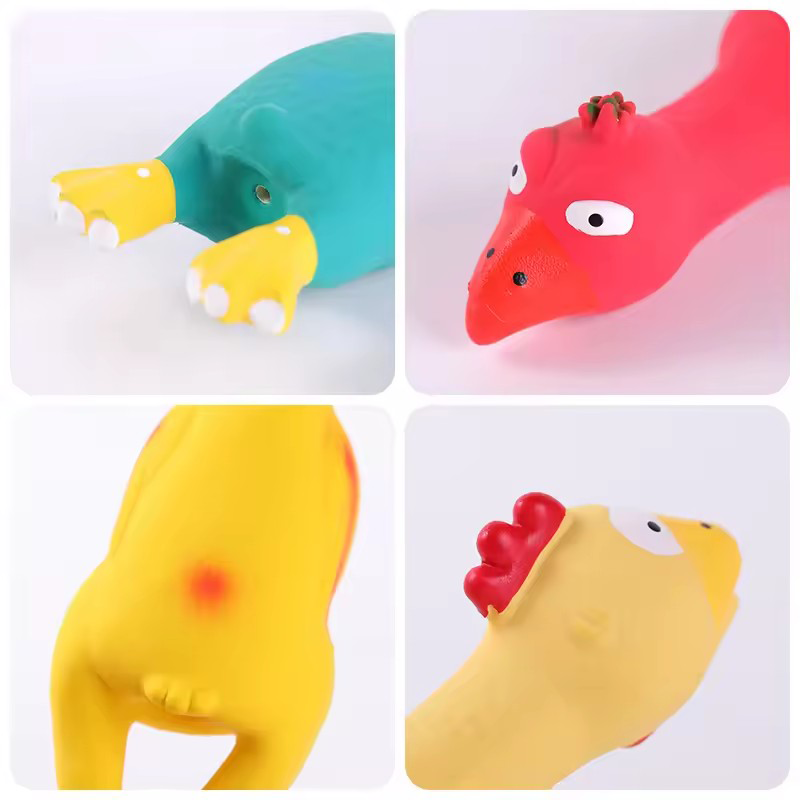 Cute Dog Squeak Toy Latex Chic - đánh giá và giá Interactive Squeaky Plush Dog Toy