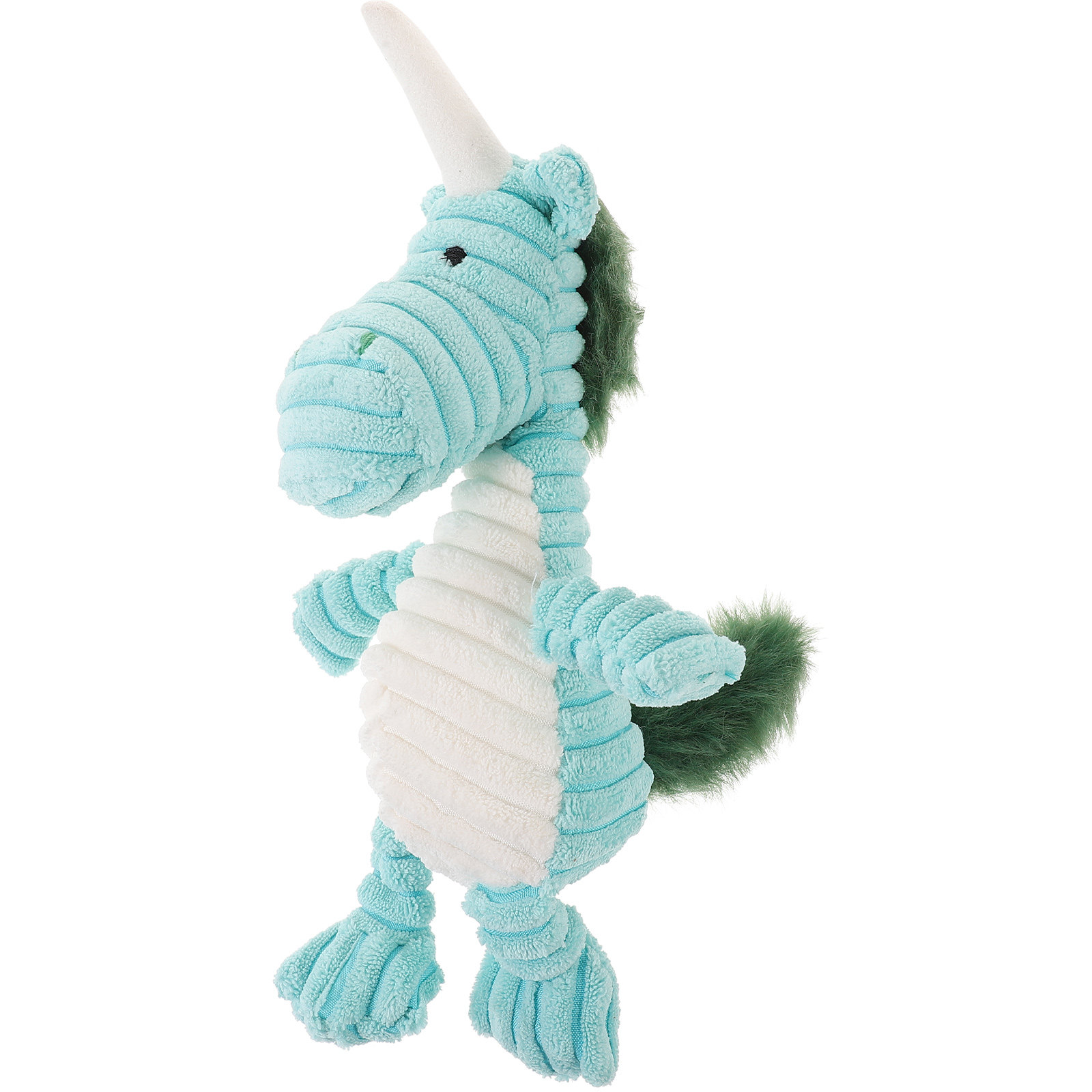 Striped Unicorn Plush Squeaky  - đánh giá và giá Flying Disc Dog Training Toy