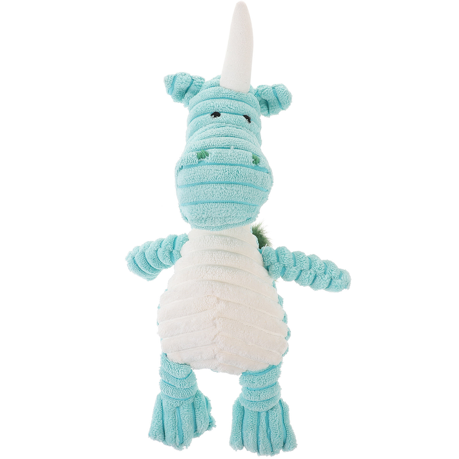 Striped Unicorn Plush Squeaky  - đánh giá và giá Flying Disc Dog Training Toy