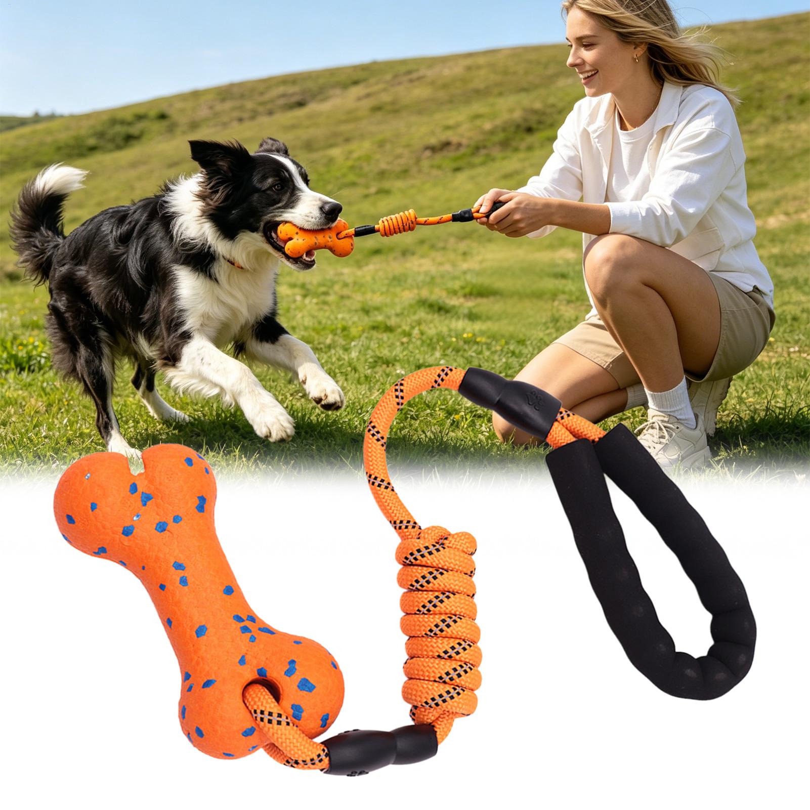 Rope Toy Teething Bone Pet Sup - đánh giá và giá Dog Rope Toy Aggressive Chewers