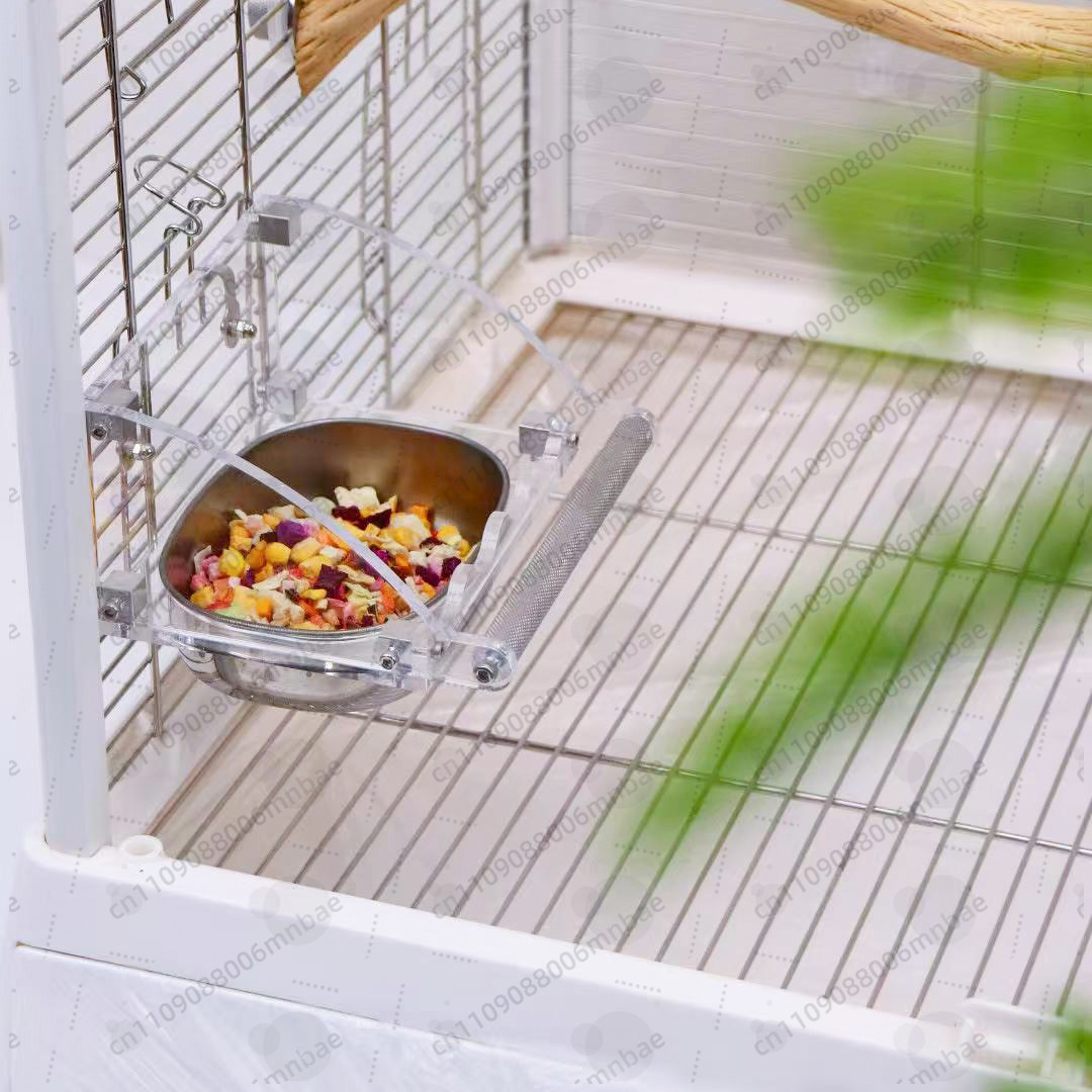 Parrot food box stainless stee - đánh giá và giá Pet Feeders