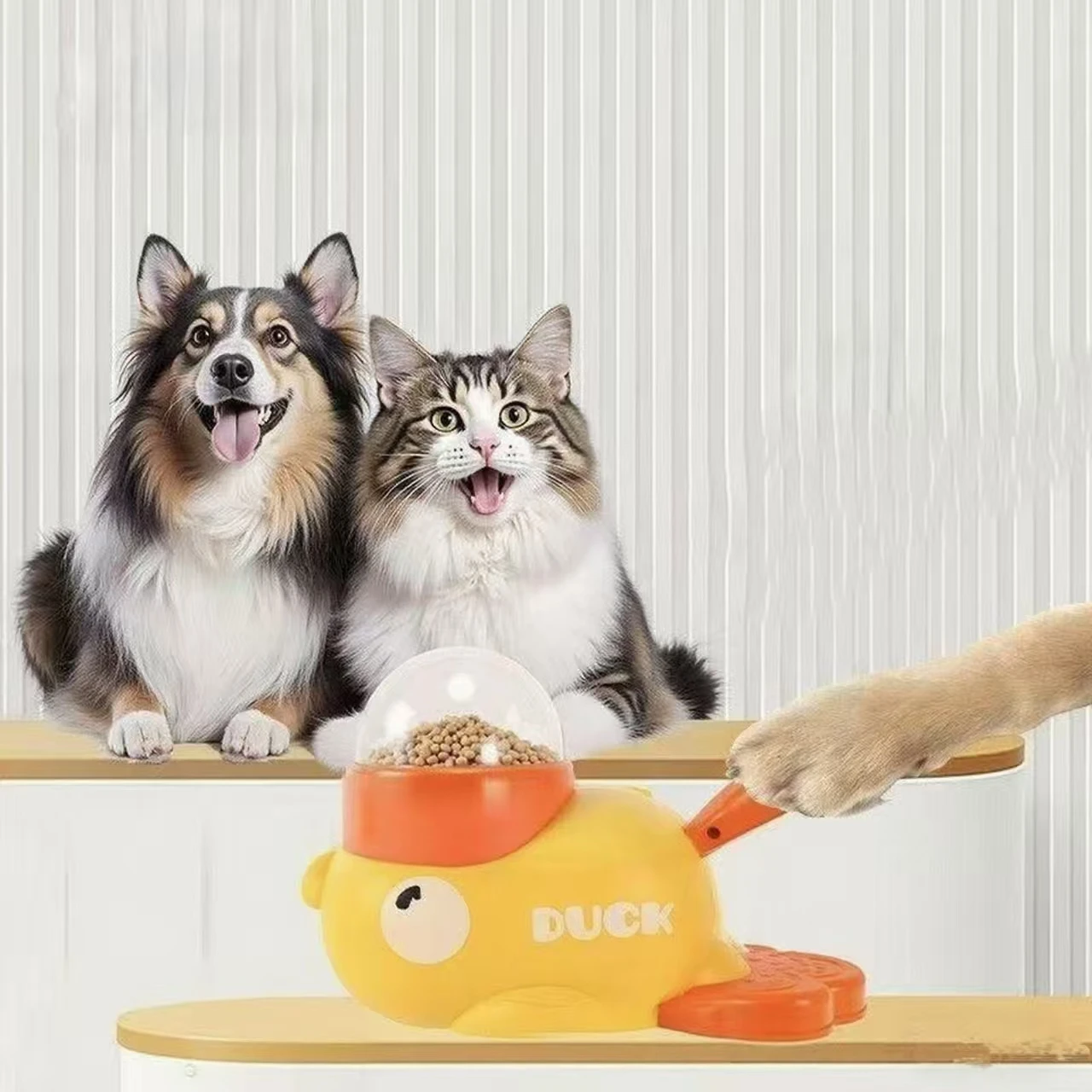 Yellow Duck-Shaped Interactive - đánh giá và giá Dog Puzzle Feeder Toy