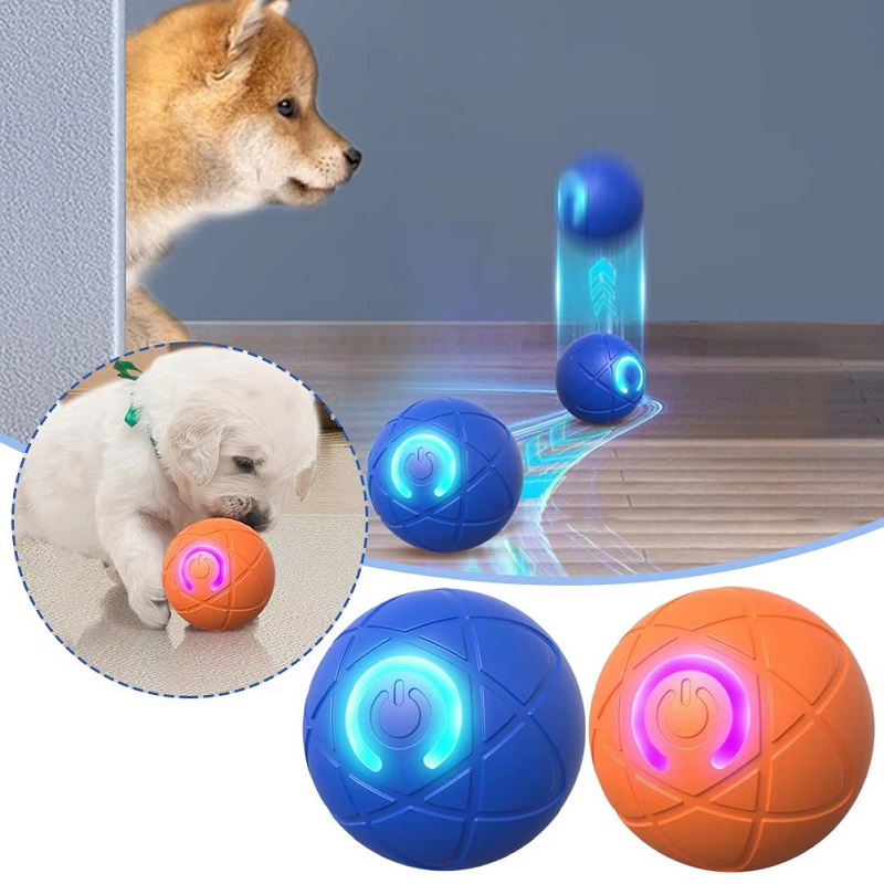Dog Toy Ball Interactive Rolli - đánh giá và giá Automatic Moving Dog Ball