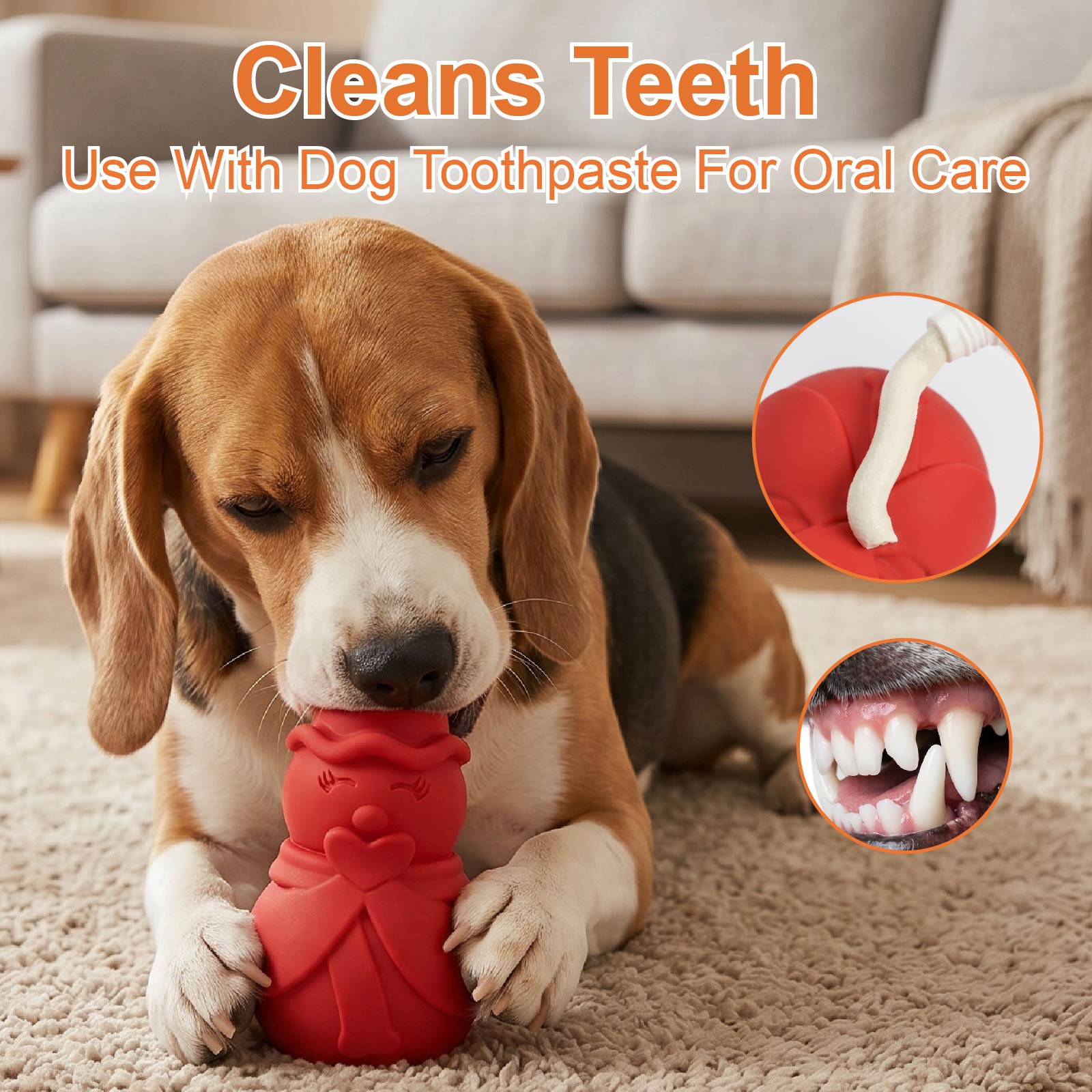 ：Snowman Dog Puzzle Toy, Treat - đánh giá và giá Rubber Treat Dispensing Dog Toy