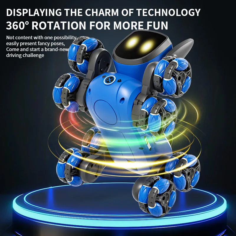 JJRC Q200 2026 RC Robot Stunt  - đánh giá và giá Interactive Squeaky Plush Dog Toy