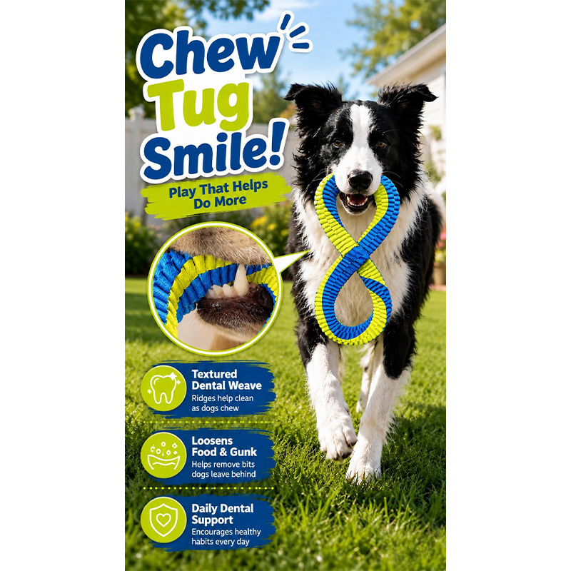 Dog Dental Cleaning Tug Rope T - đánh giá và giá Dog Rope Toy Aggressive Chewers
