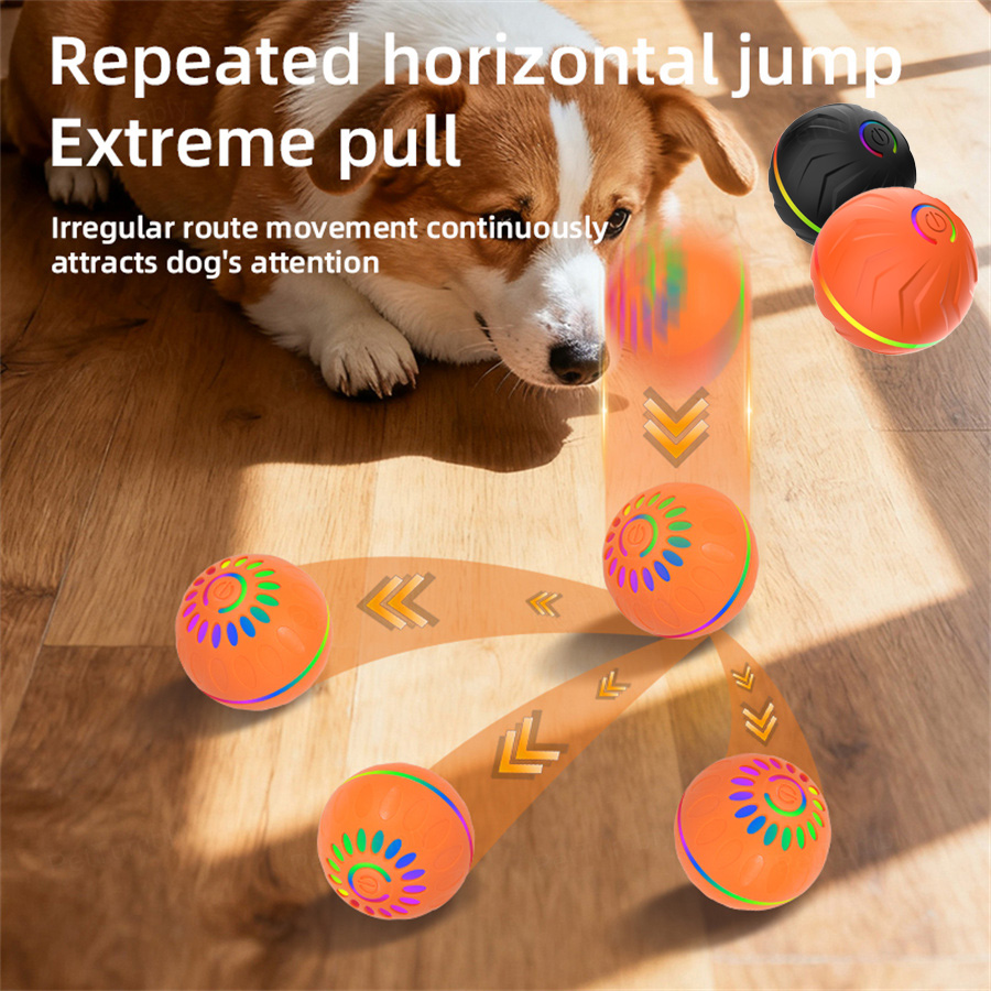 Interactive Smart Dogs Toys Ba - đánh giá và giá Automatic Moving Dog Ball
