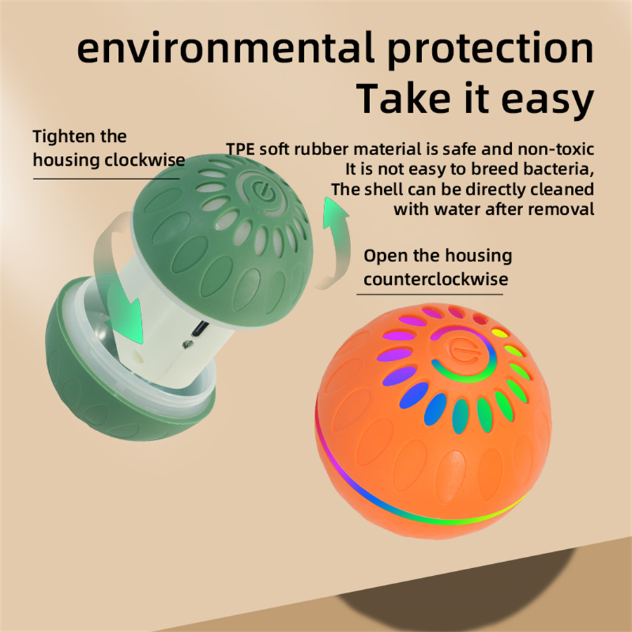 Interactive Smart Dogs Toys Ba - đánh giá và giá Automatic Moving Dog Ball