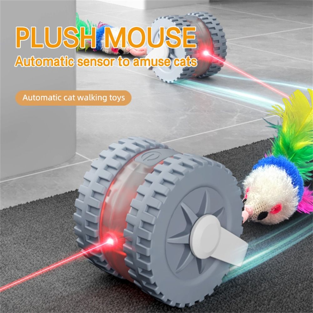 With Mouse Tail Infrared Laser - đánh giá và giá Laser Pointer Cat Toy Automatic