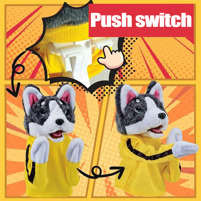 Kid Kung Fu Husky Gloves Toy F - đánh giá và giá Interactive Squeaky Plush Dog Toy