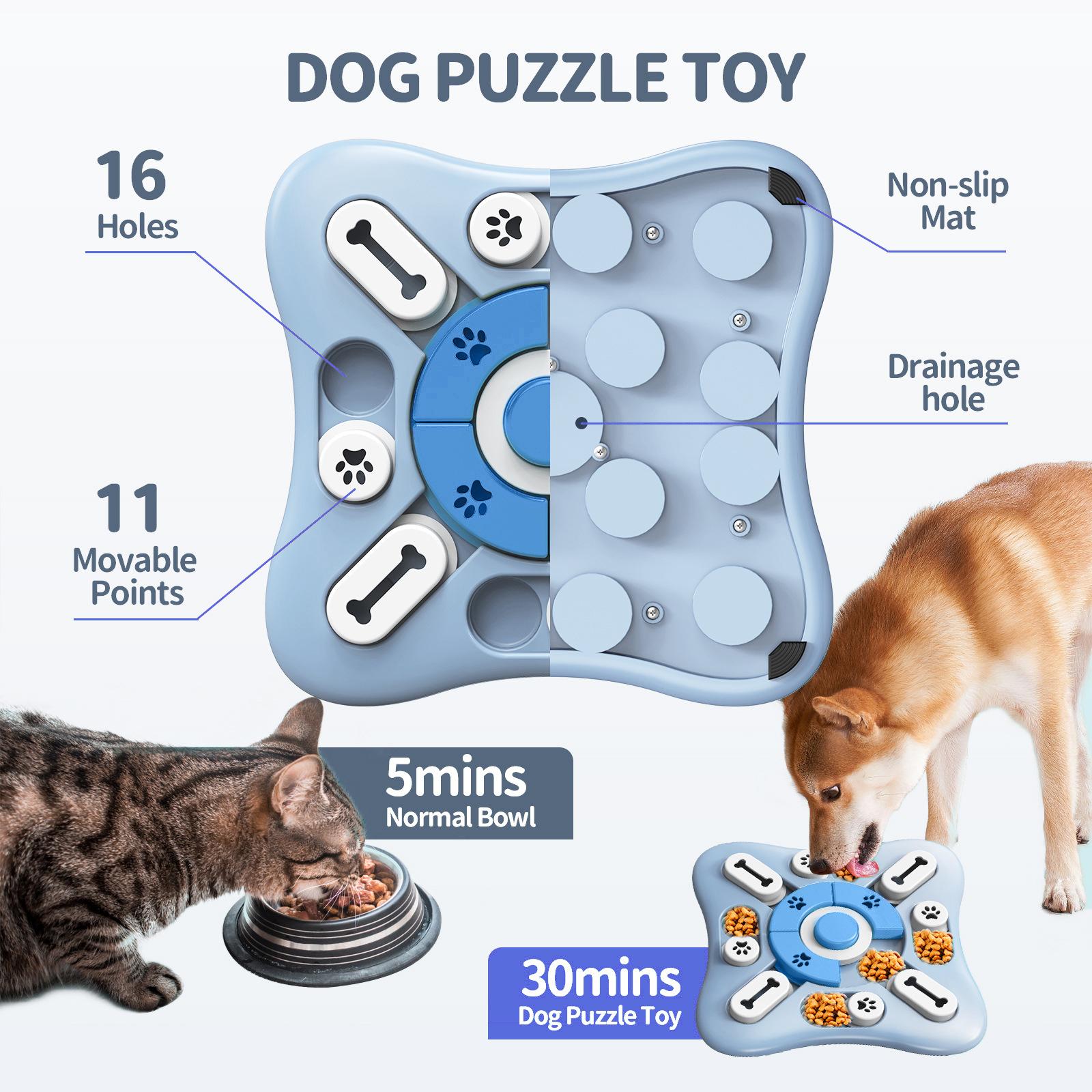 Đồ Chơi Chó Chậm Ăn Tương Tác  - đánh giá và giá Dog Puzzle Feeder Toy
