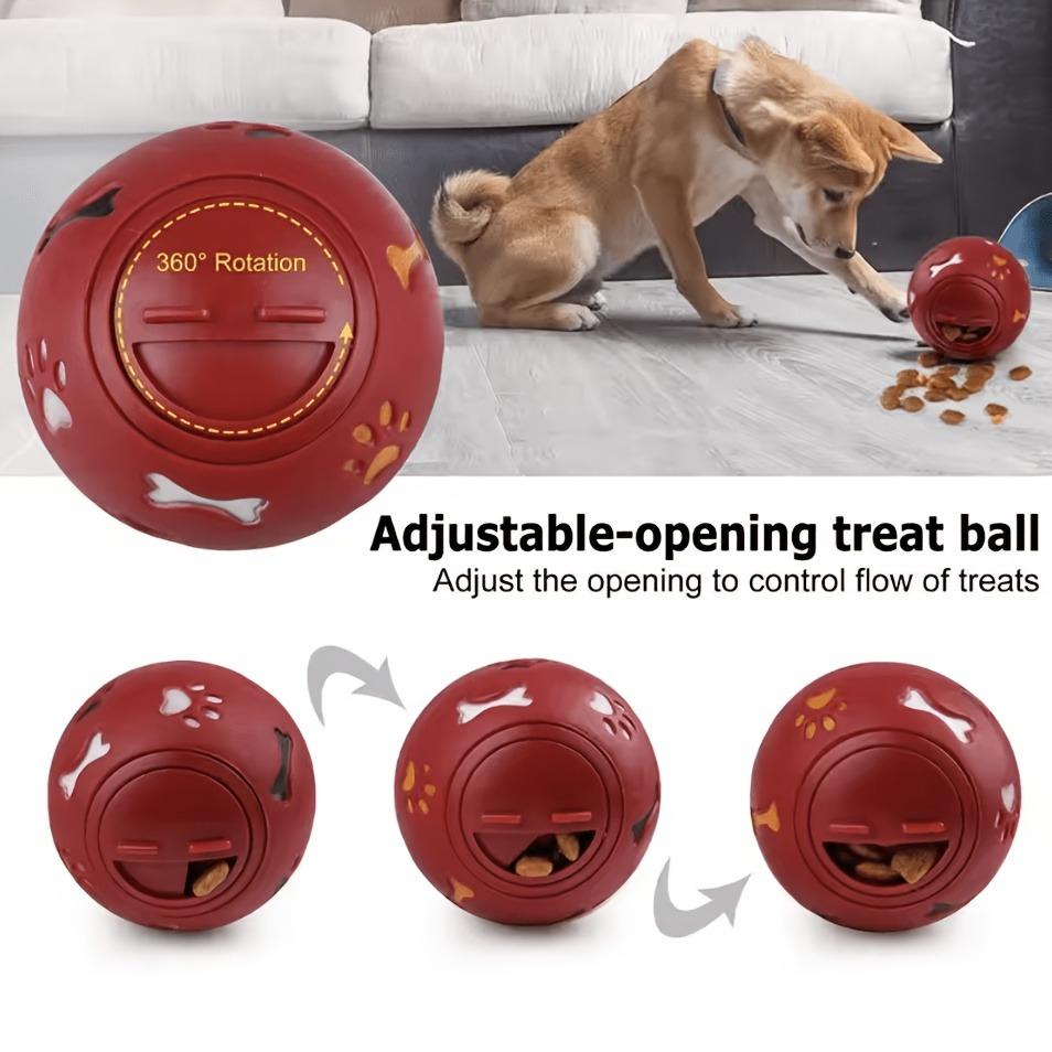Dog Treat Ball, Slow Feeder Fo - đánh giá và giá Rubber Treat Dispensing Dog Toy